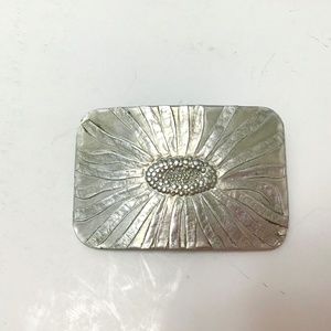 Vintage Wendall August Forge Sunflower/Hammered aluminum brooch